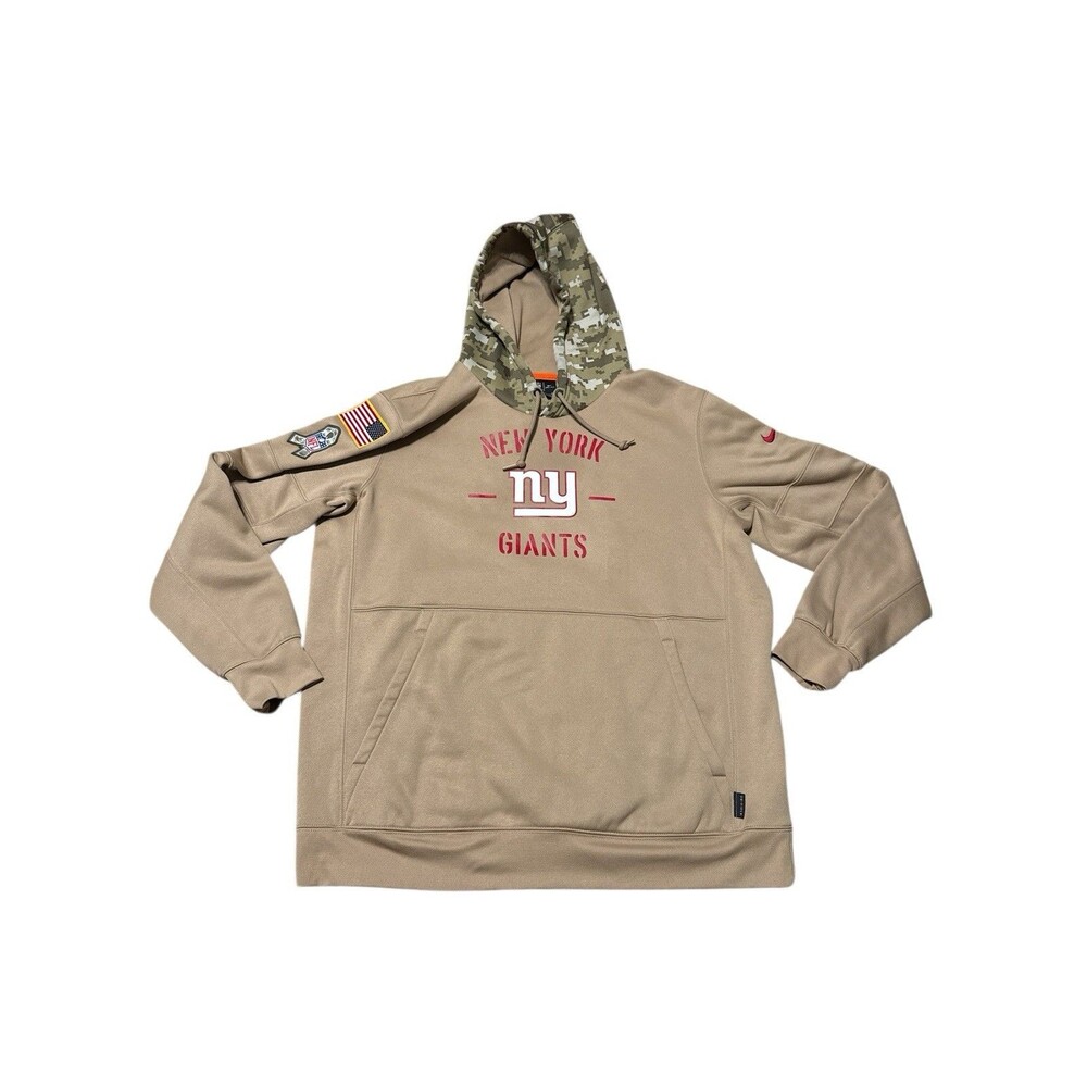 New York Giants Nike Hoodie Sweatshirt Mens X-Large NFL Salute to Service Camo